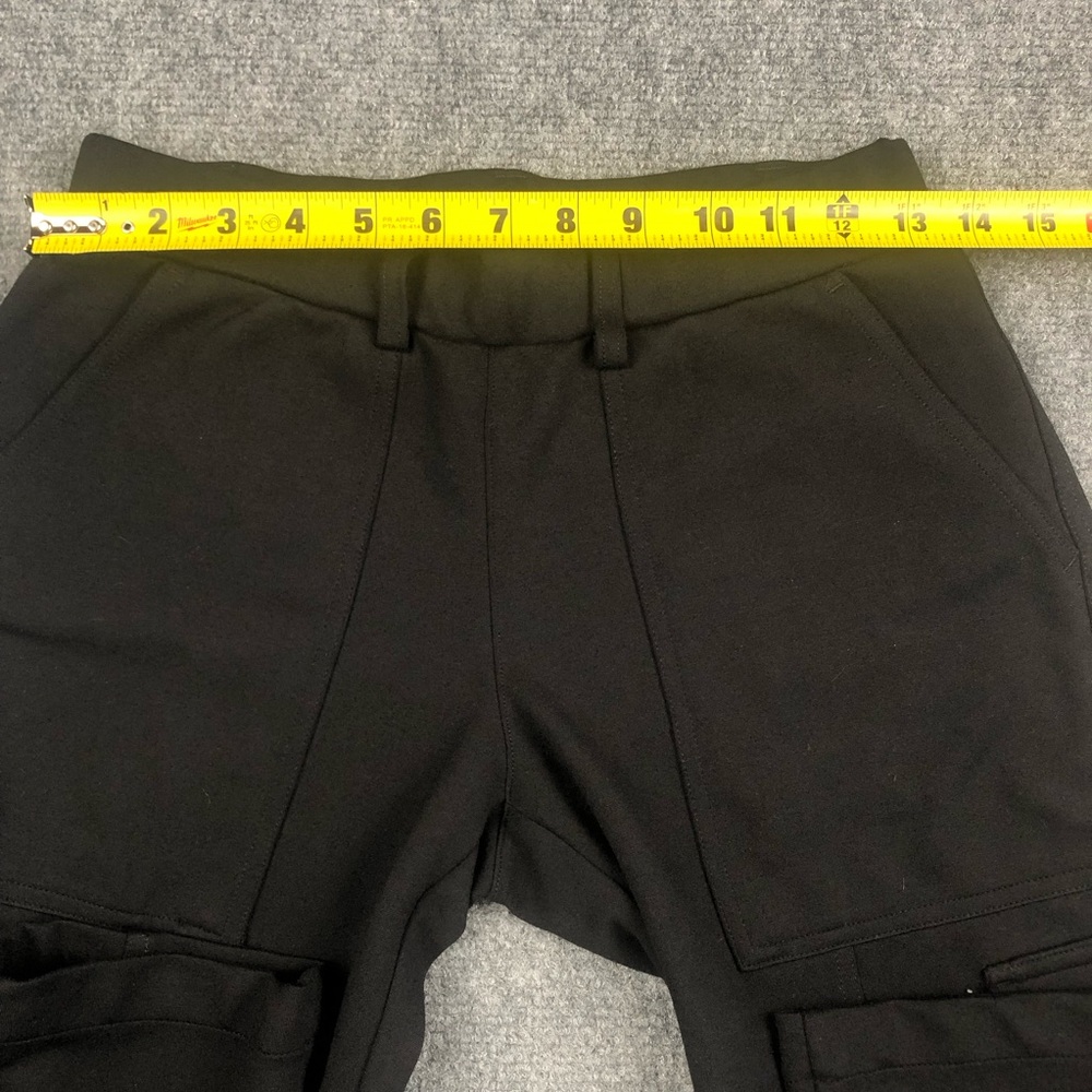 Quince Women's Stretch Ponte Tapered Cargo Pants - Picture 5 of 8